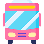 Party bus illustration