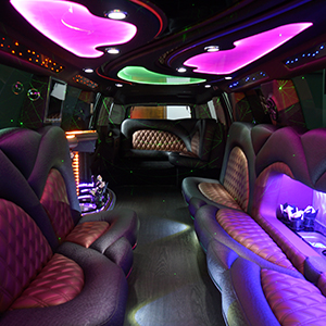 Party bus with air conditioning